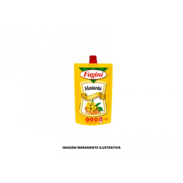 MOSTARDA - FUGINI - 180g SACHE BICO - CX32